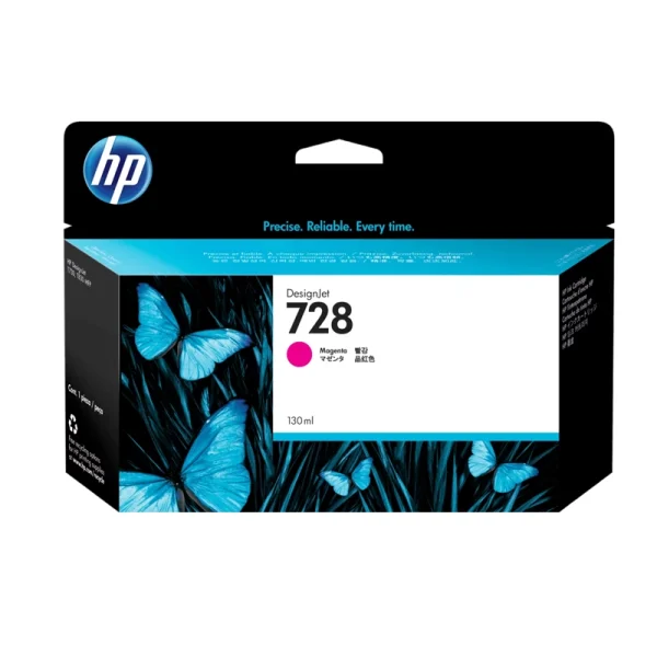 Cartucho de Tinta HP 728 DesignJet de 130 ml Magenta F9J66A