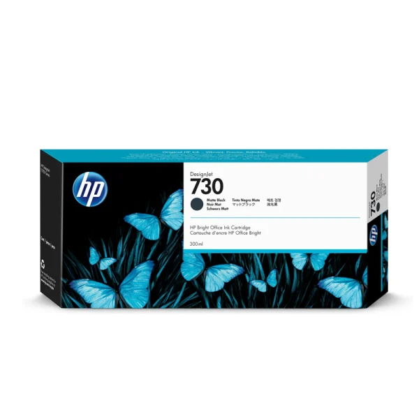 Cartucho de tinta DesignJet HP 730 negro mate 300ml – P2V71A