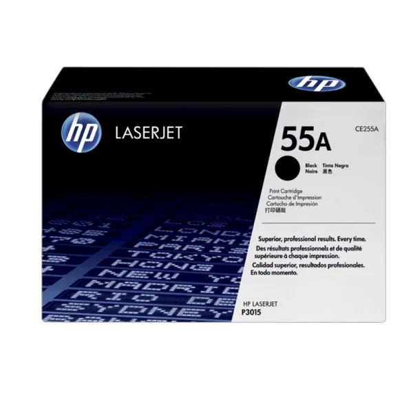 Cartucho de tóner HP LaserJet 55A negro CE255A