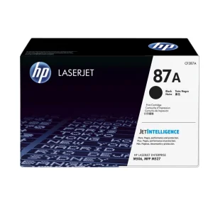 Cartucho de toner original HP LaserJet 87A negro CF287A