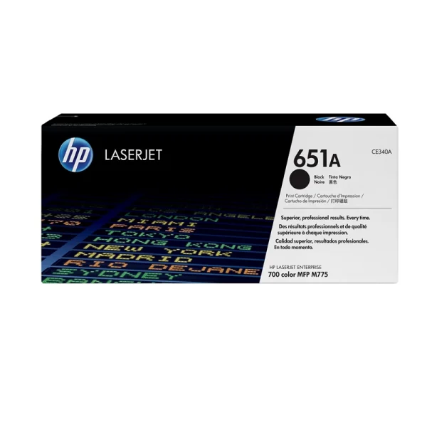 HP Toner 651A Negro CE340A