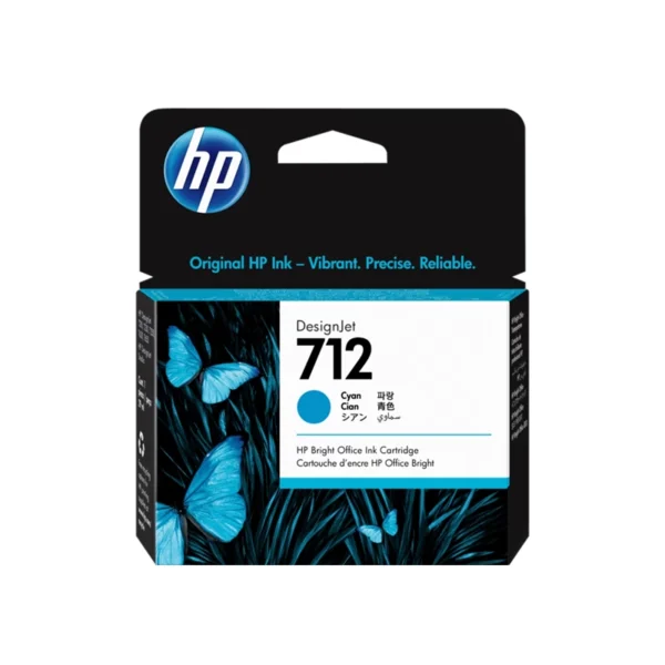 Cartucho de Tinta HP 712 DesignJet Cian - 3ED67A