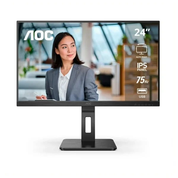 Monitor Pivot AOC 24 IPS FHD 75Hz (24P2U)