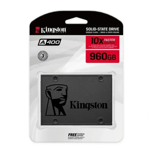Disco Duro Kingston SSD 960GB A400 SATA3 2.5 (7mm height)