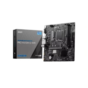 Placa Madre MSI PRO H610M-G WIFI BULK Micro ATX LGA1700 - DDR5 - Imagen 1