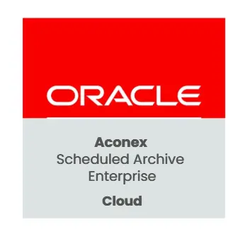 Licencia Oracle Aconex Scheduled Archive Enterprise Cloud Service